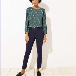 LOFT Navy Skinny Pants